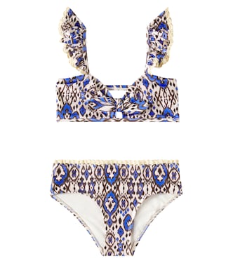 Wylie printed bikini | Zimmermann Kids