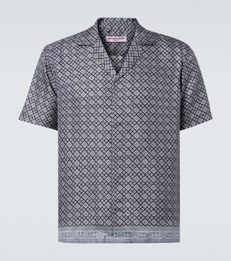 Maitan printed silk blowing shirt | Orlebar Brown