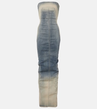 Robe bustier en jean | Rick Owens