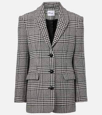 Hundstooth oversized blazer | Self-Portrait