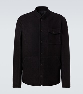 Virgin wool bouclé overshirt | Moncler
