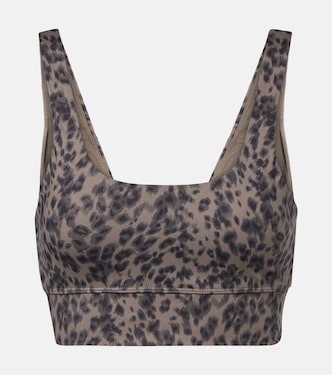 Cori cheetah-print sports bra | Varley