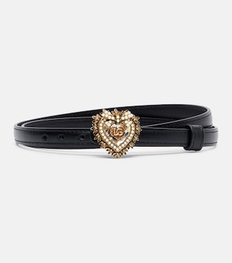 Devotion embellished leather belt | Dolce&Gabbana