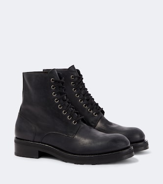 Leather combat boots | The Row