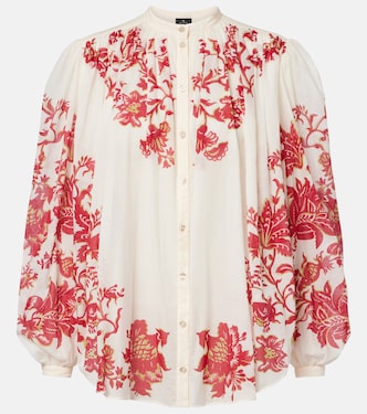 Floral cotton voile blouse | Etro