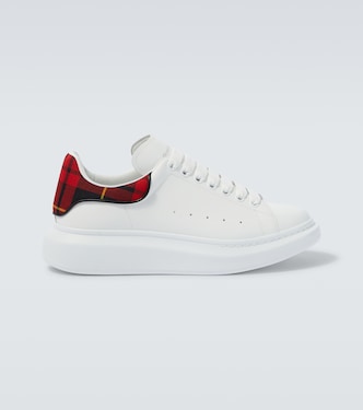 Oversized leather sneakers | McQueen