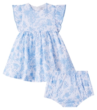 Baby floral cotton dress and bloomers set | Tartine et Chocolat