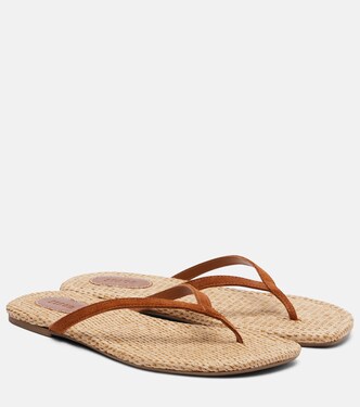 Freja suede thong sandals | Staud
