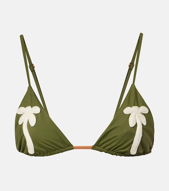 Embroidered bikini top | Johanna Ortiz
