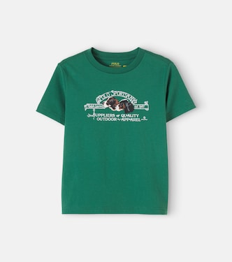 Printed cotton jersey T-shirt | Polo Ralph Lauren Kids