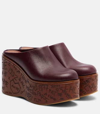 Maxime leather wedges | Chloé