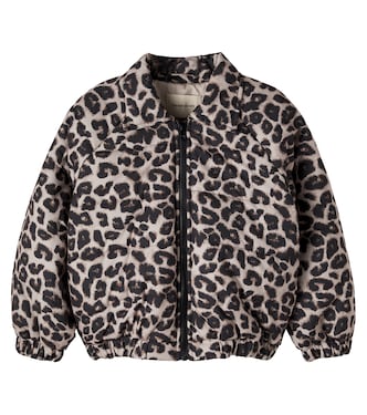 Moosie leopard-print cotton-blend jacket | The New Society