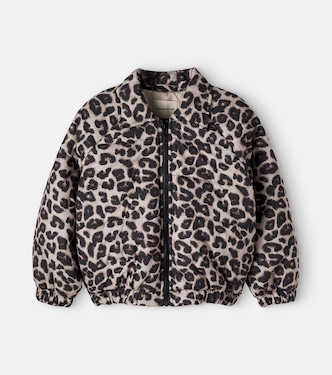 Moosie leopard-print cotton-blend jacket | The New Society