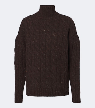 Cable-knit wool and cashmere-blend sweater | Max Mara