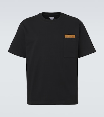 T-Shirt Intrecciato aus Baumwoll-Jersey | Bottega Veneta