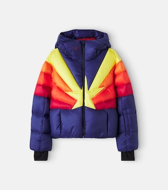 Rising Star colorblocked down ski jacket | Perfect Moment Kids