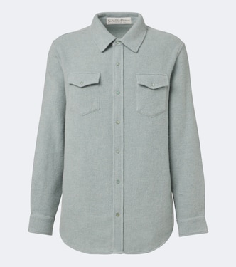 Camisa de cachemir con esmeraldas | God's True Cashmere