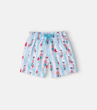x Where's Waldo? printed swim trunks | Vilebrequin Kids