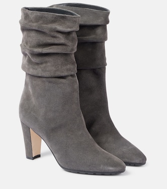 Stiefel Calasso 90 aus Veloursleder | Manolo Blahnik