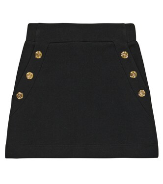 Mini-jupe en coton | Balmain Kids