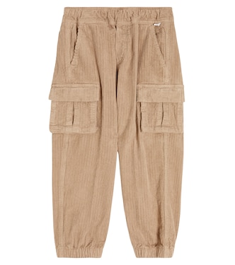 Cotton corduroy cargo pants | Il Gufo