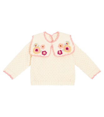 Baby Cyrella wool-blend sweater  | Louise Misha