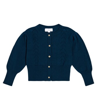 Francesca cotton-blend cardigan | C'era Una Volta