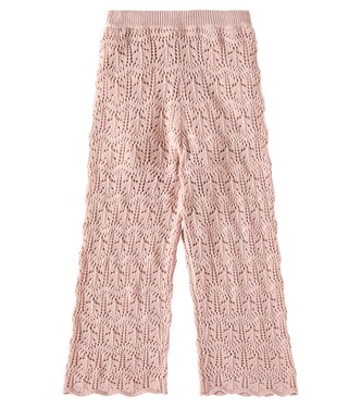 Crochet cotton straight pants | Rylee + Cru