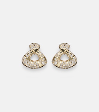 Boucles d'oreilles Annec en or 18 ct et diamants | Marina B