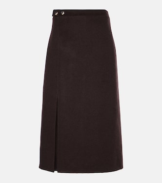 White Label Adrian wool-blend midi skirt | Proenza Schouler
