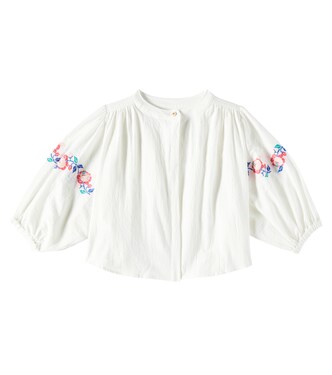 Christelle floral cotton shirt | C'era Una Volta