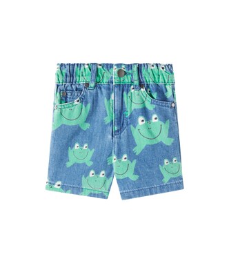 Baby printed denim shorts | Stella McCartney Kids