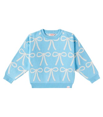 Bows cotton sweater | Tinycottons