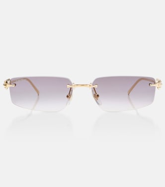 Clash De Cartier rectangular sunglasses | Cartier Eyewear Collection