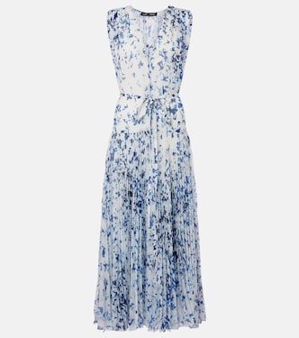Patt printed chiffon maxi dress | Proenza Schouler