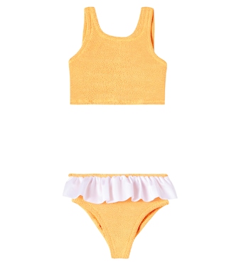 Olive ruffled bikini | Hunza G Kids