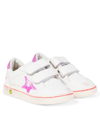 Ball Star printed leather sneakers | Golden Goose Kids