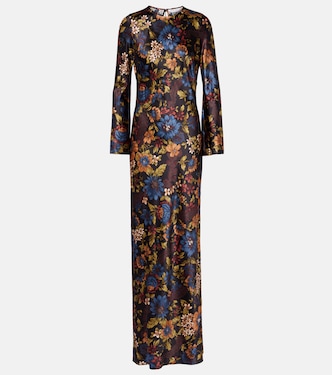Gemma floral silk-blend maxi dress | Veronica Beard