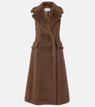 Alpaca, wool, and silk Teddy coat | Max Mara