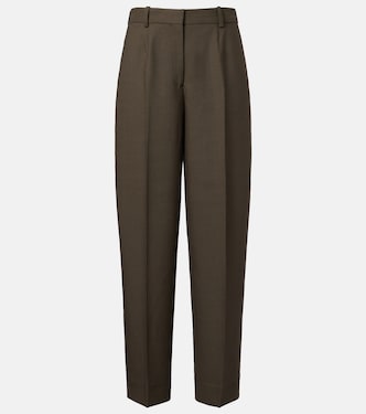Pantalon ample en laine mélangée | Toteme
