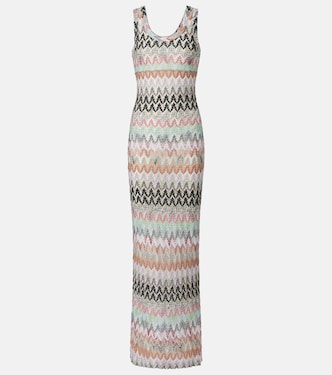 Sequined knitted lamé gown | Missoni