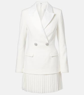 Bridal Atlas pleated blazer dress | Rebecca Vallance