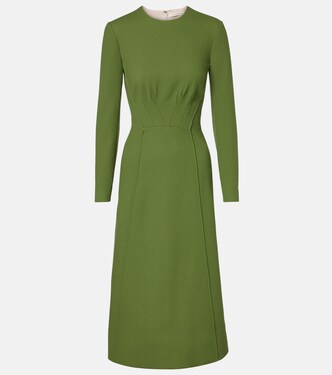 Collinson wool crêpe midi dress | Emilia Wickstead