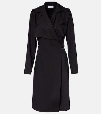 Belted wool wrap dress | Burberry