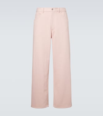 Silk denim wide-leg pants | Auralee