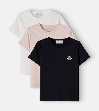 Set aus drei T-Shirts aus Baumwoll-Jersey | Moncler Enfant