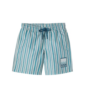 Hansi striped swim tunks | Wheat