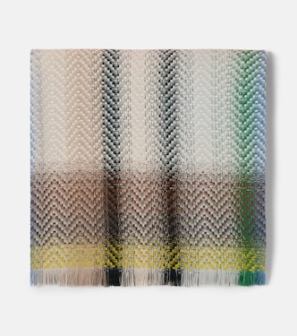Couverture Zigzag en laine mélangée | Missoni