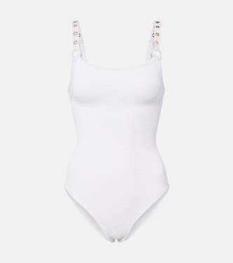 Melody embellished swimsuit | Hunza G
