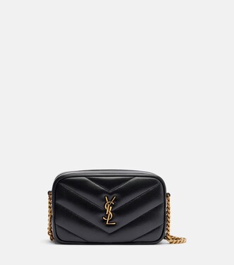 Loulou Mini quilted leather camera bag | Saint Laurent